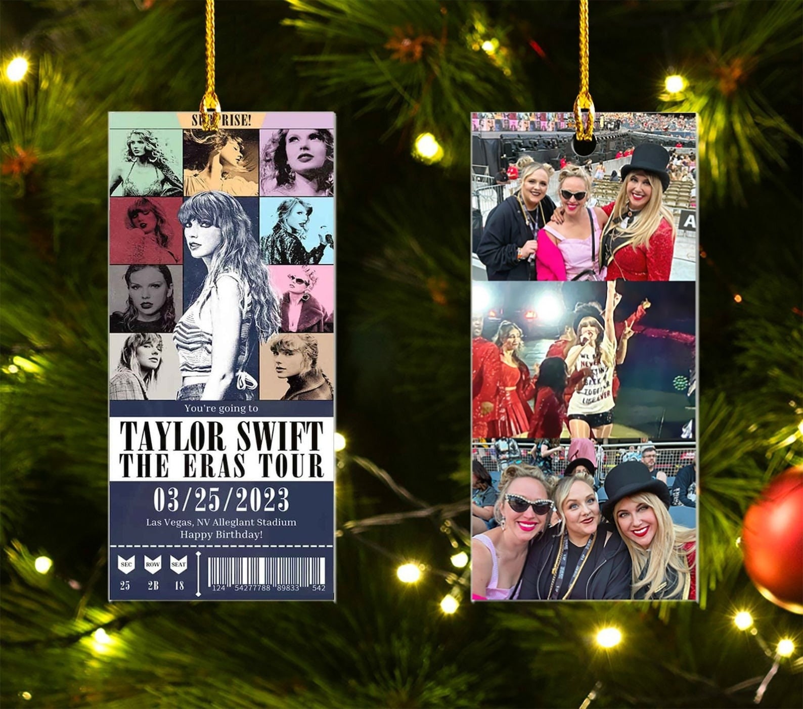 Taylor's All Albums Merry Swiftmas 2023 Ornament No.6 - Printing Ooze