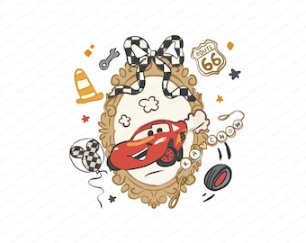 Magic Kingdom,ka-chow,Retro Coquette Bow Disney Cars Heart locket, Mickey Mouse,Baby Tee Crop Tank, Lightning McQueen , Coquette bow Locket,