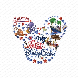 My first Cruise,Bahamas,Mickey Captain,Cruise Vacation ,Cruise, Mouse, Ears,sublimation designs, magic kingdom shirt, Printable,