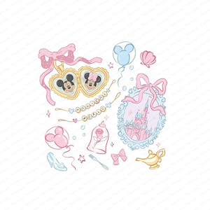 Magic Kingdom,Heart locket, Magical world ,Minnie Mouse ears, Coquette bow Locket,PNG,Minnie castle, magic kingdom shirt, Printable