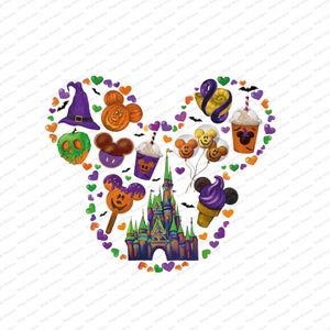 Magical Halloween ,Pumpkin,Trick or treat,Halloween Magic Kingdom,Spooky ,Sublimation design download,Carnival Items,Halloween,png