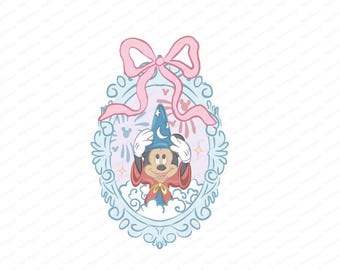Magic Kingdom,Two-Sided Fantasia Tee, Fantasmic Png,Heart locket, Minnie Mouse ears, Coquette bow Locket,Minnie castle, magic kingdom