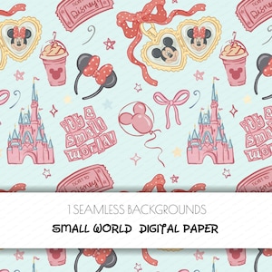 Magic Kingdom,Heart locket, Magical world,digital paper,Minnie Mouse ears, Coquette bow Locket,PNG,Minnie castle, magic kingdom, Printable