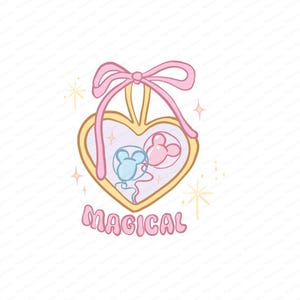 Magic Kingdom,Heart locket, Magical world ,Minnie Mouse ears, Coquette bow Locket,PNG,Minnie castle, magic kingdom shirt, Printable