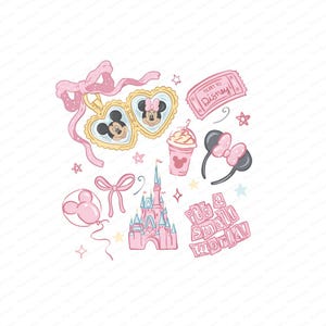 Magic Kingdom,Heart locket, Magical world ,Minnie Mouse ears, Coquette bow Locket,PNG,Minnie castle, magic kingdom shirt, Printable