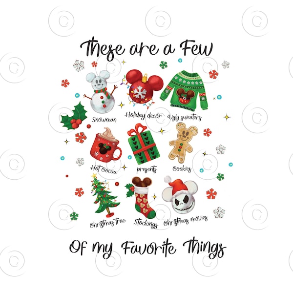 A Few of My Favorite Things Printable - Etsy