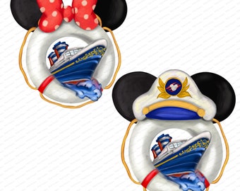 Let's Cruise,Mickey Captain,Cruise Vacation ,Cruise, Mouse, Ears,sublimation designs, magic kingdom shirt, Printable, watercolor clipart,