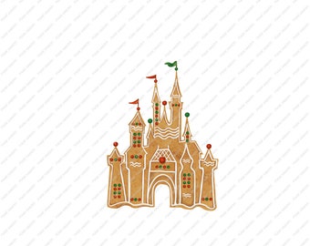 Christmas, Magic Kingdom, Gingerbread,Sublimation design download, Gingerbread Clipart,T-shirt design,christmas clipart,png