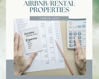 Canadian Landlord Tax Deduction Checklist | Airbnb & Rental Income (Digital Download)