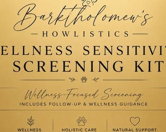 Prueba de sensibilidad para el bienestar canino y felino de Barktholomew's Howlistics