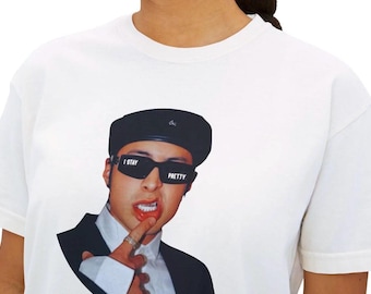 Camiseta corta holgada Hudson Williams - Merchandising de Hudcon - Merchandising de Heated Rivalry - Camiseta de Heated Rivalry