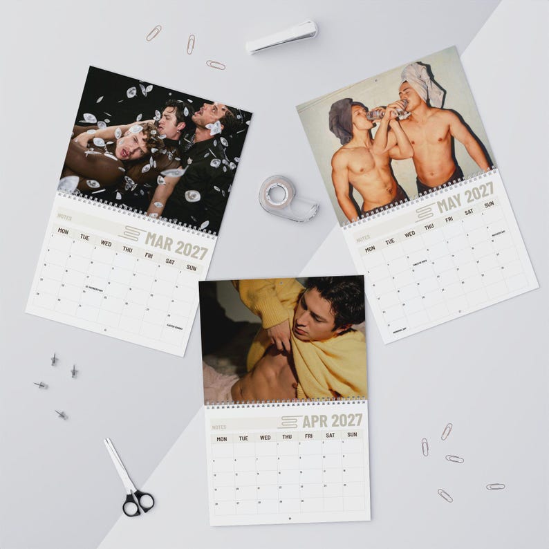 Verwarmde rivaliteitskalender 2026/2027 - Ilya Rozanov & Shane Hollander-kalender - Romaanse hockeykalender afbeelding 5