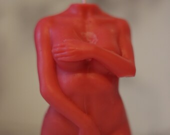 Female body candle