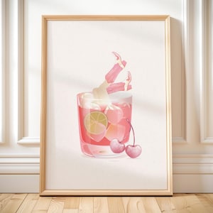 Dirty shirley cocktail poster pink cowgirl boot wall art printable bar cart decor trendy coastal cowgirl funny bar prints girly wall decor