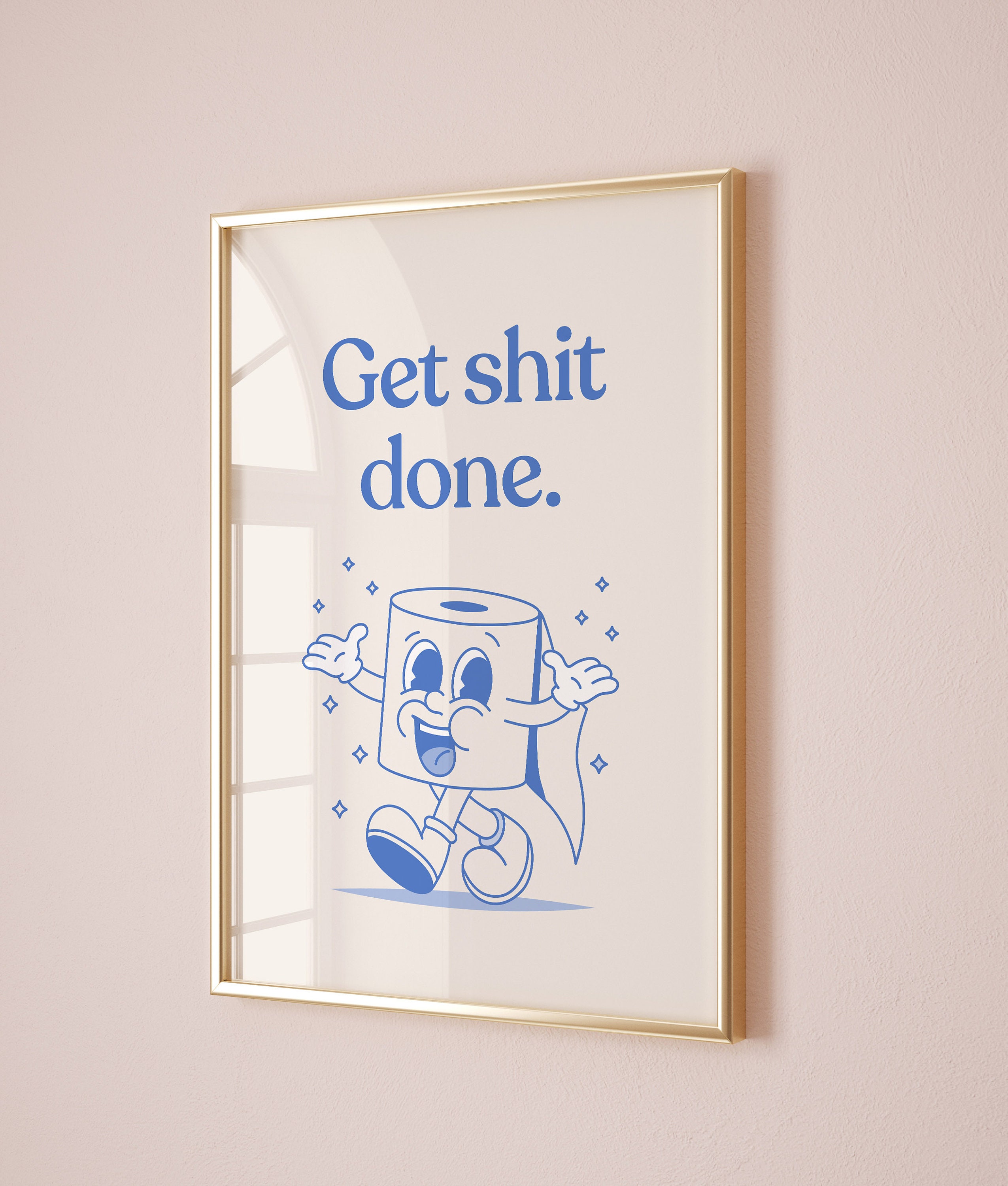 Funky Bathroom Art Funny Printable Bathroom Wall Art Trendy - Etsy UK