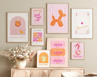 Society6 ケース Simple Ogee Pink by Aimee St Hill Amazon.com: HAUS AND HUES Preppy Pictures for Wall - Set of