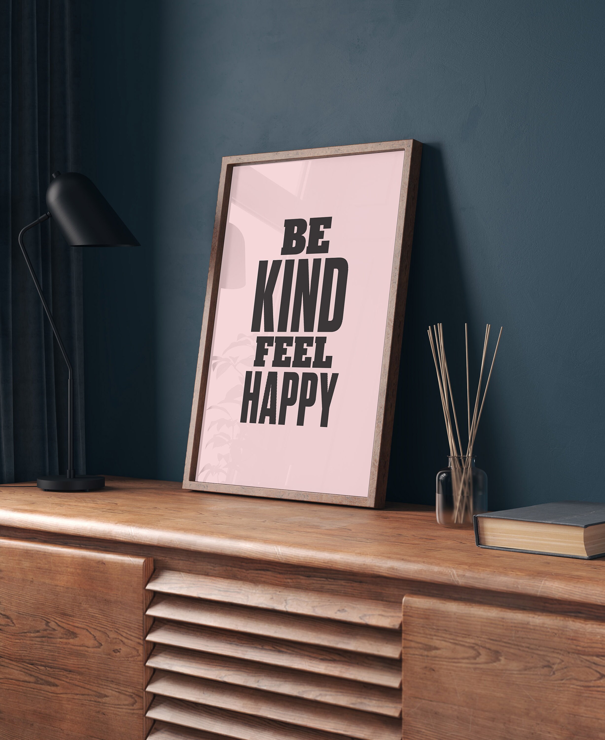 Inspirierende Art Zitat Druck fühlen sich glücklich Poster druckbare