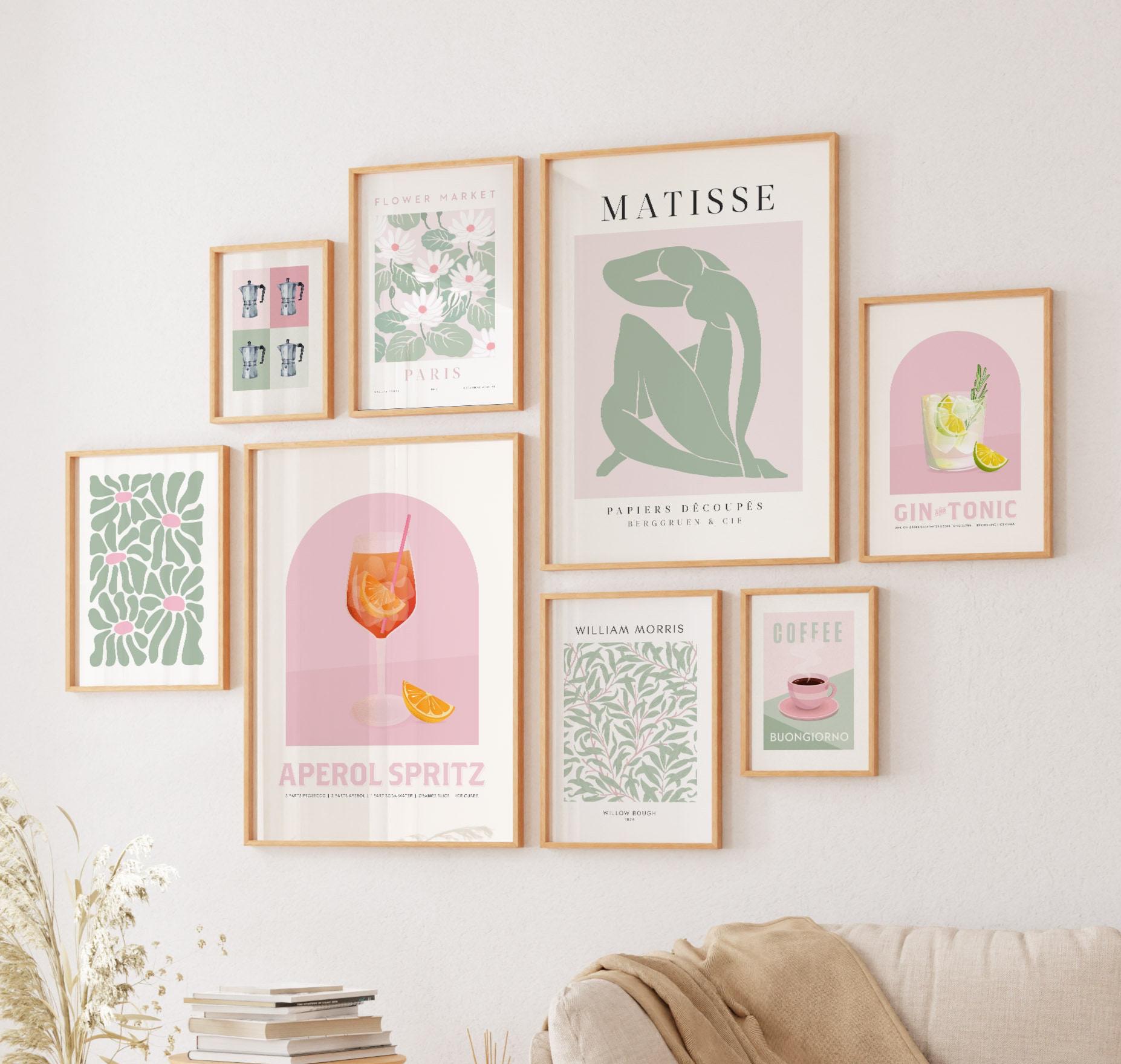 Blush Pink & Sage Green Gallery Wall Art Set (digital Download) - Etsy