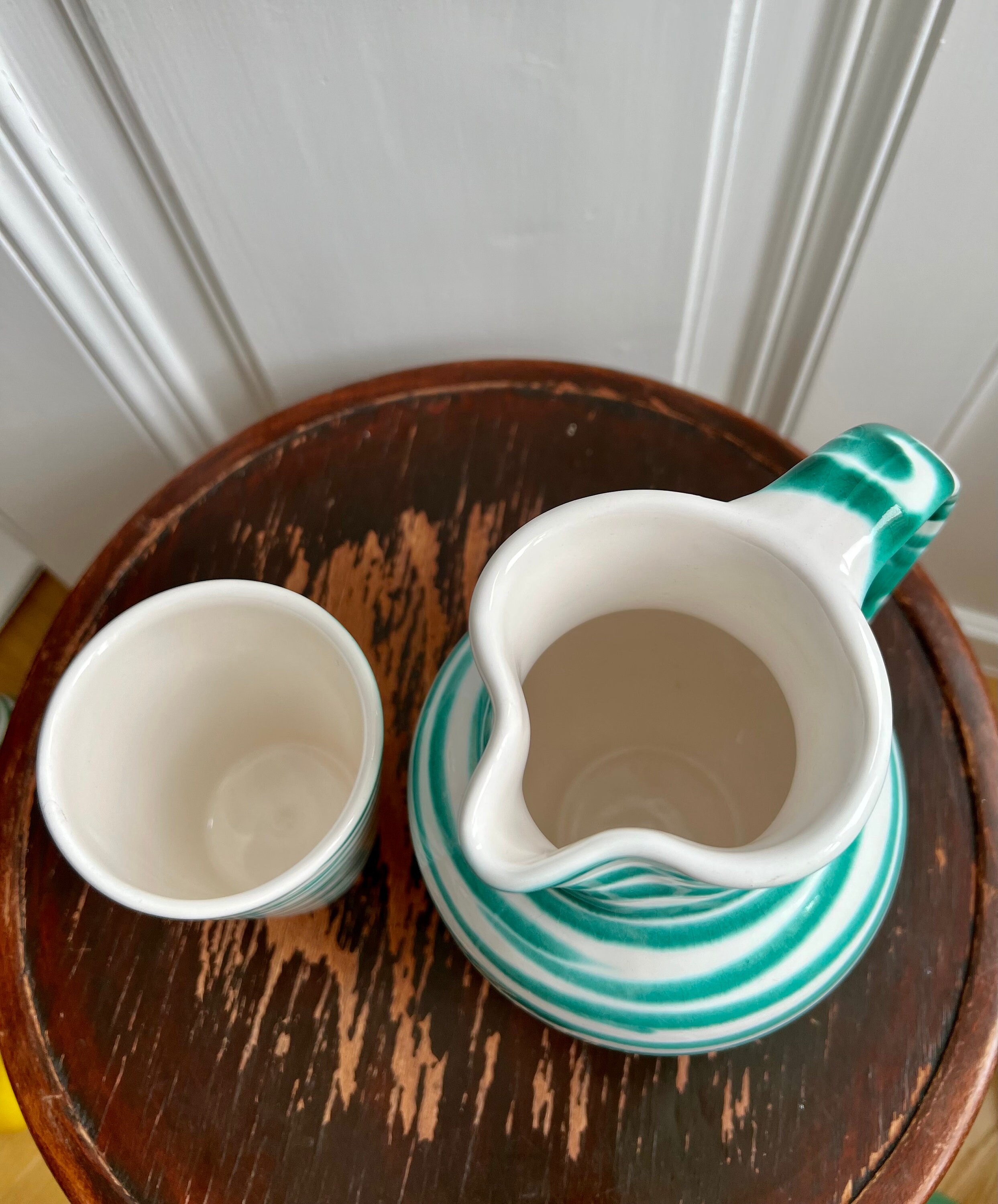 Gmundner Keramik Blaugeflammt Mug with Handle Plain 0.24 L