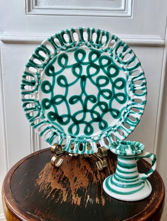 Gmundner Keramik Austria/gmunden Pottery Austria. Vintage Plate