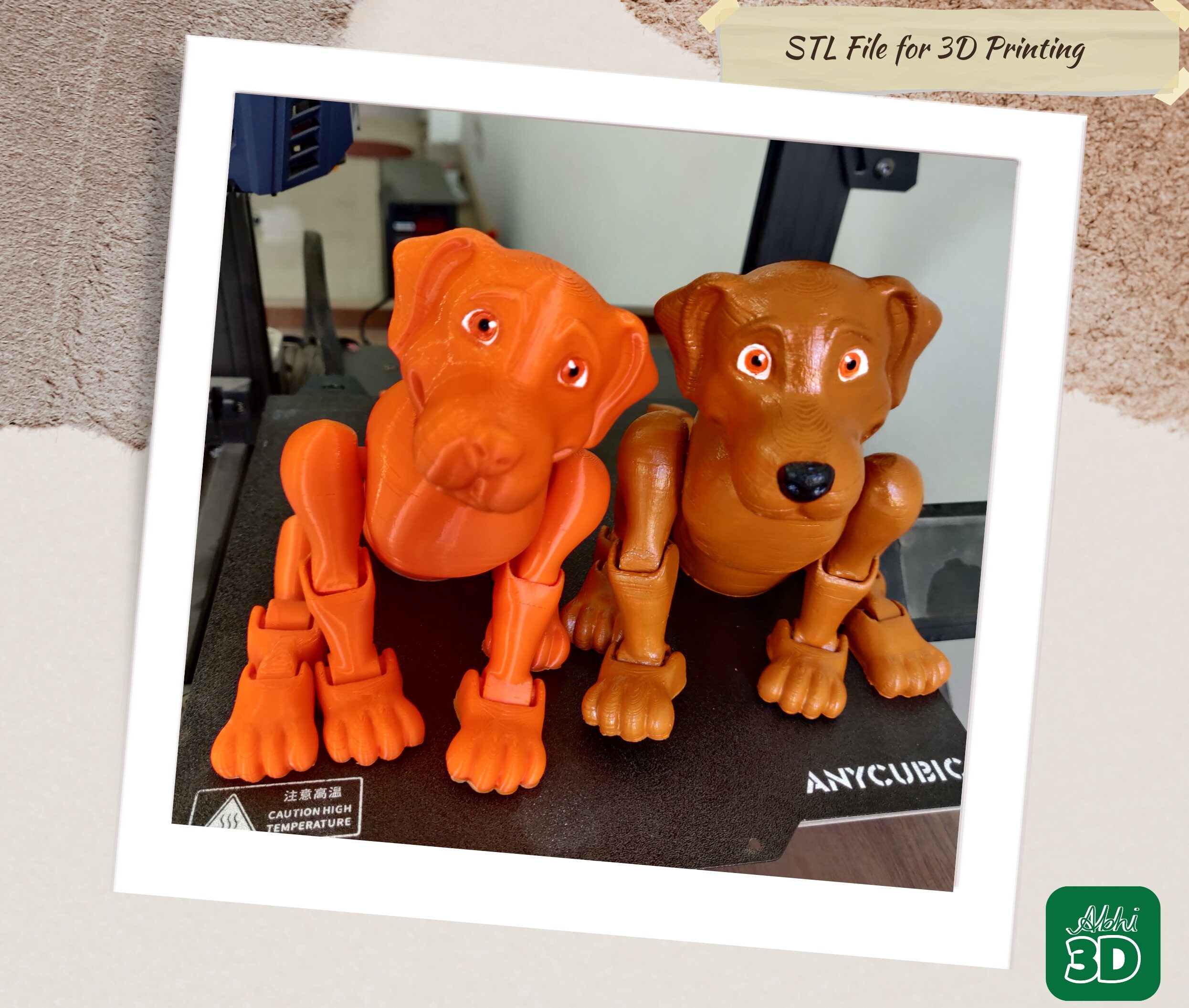 Golden Retriever STL Dog STL File for 3D Printing Puppy 3d Etsy