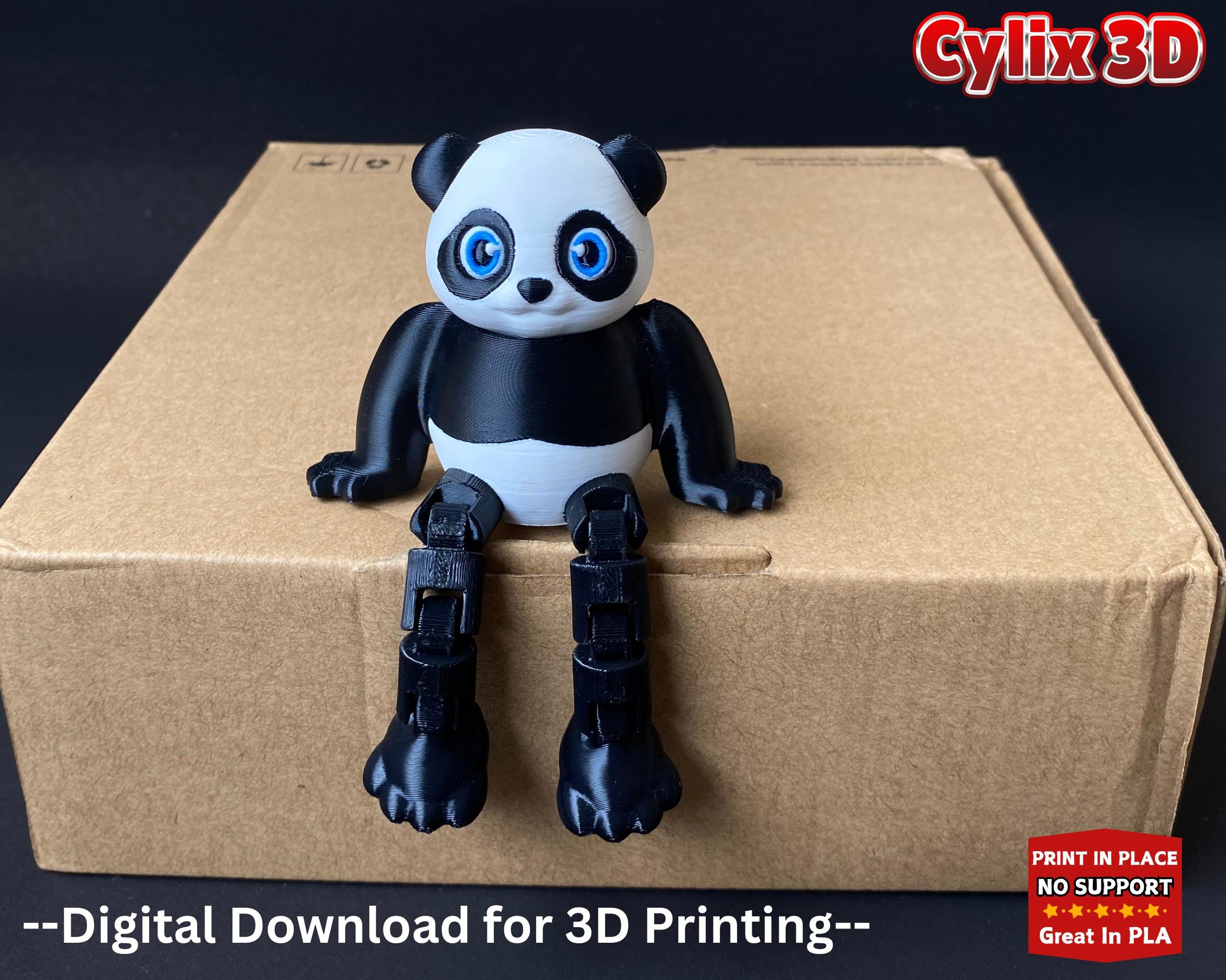 Flexi Panda 3D Print STL Files: Articulated Panda - Etsy
