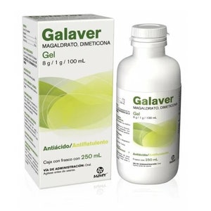 Antiacid Galaver Gastritis Heartburn Relief Gel Bottle 250ml OTC