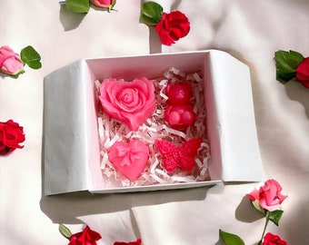 Pamper gift box Rose soap favors Second mom gift Butterfly favors Mothers day presents.