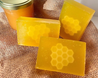 Pure natural honey bee soap Honeycomb beeswax soap Bee lovers gift.