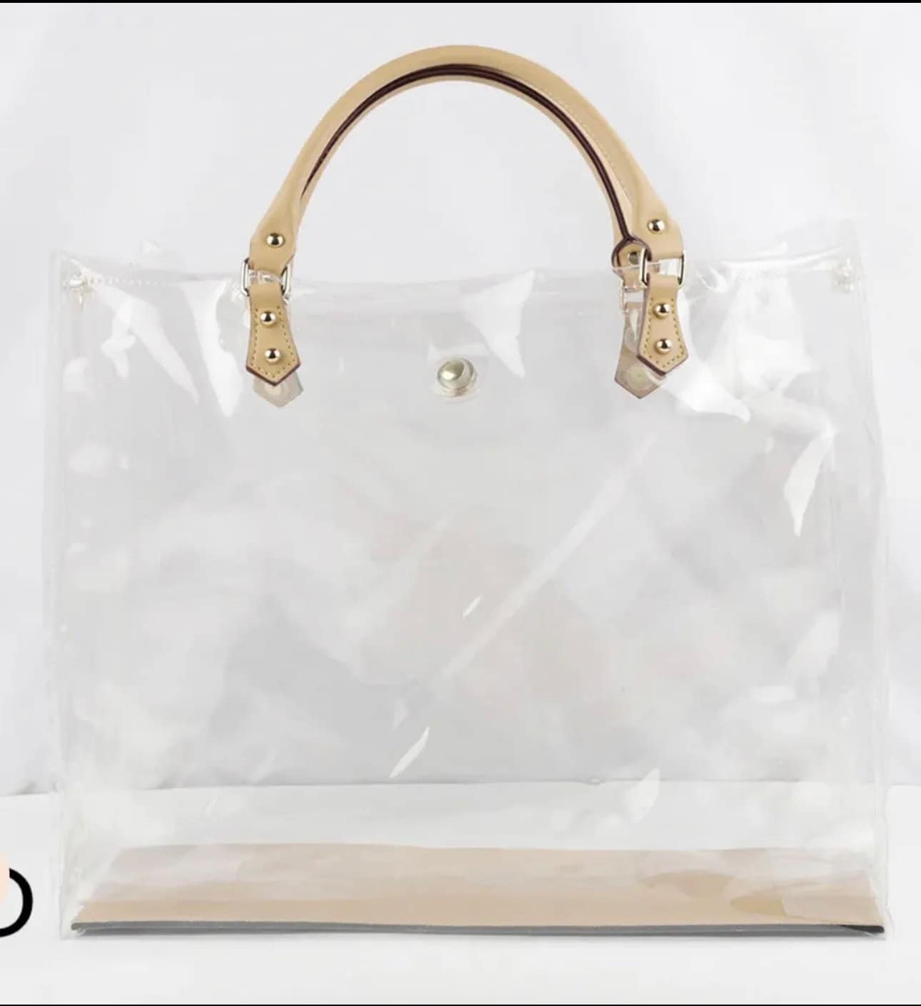 Diy Plastic Pvc Gift Bag Purse Kit Transparent Leather Pu Diy Pvc