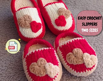 Velvet Slippers Crochet Pattern: Easy Winter Slipper DIY (PDF Pattern)