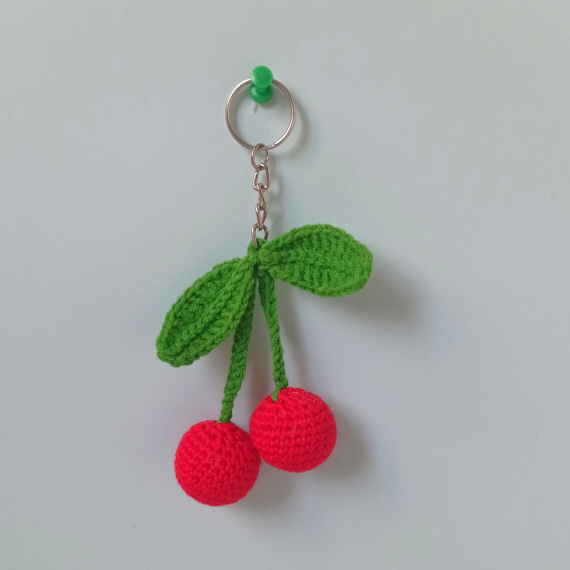Crochet Amigurumi Cute Fruit Key Chaincherryorange and Etsy