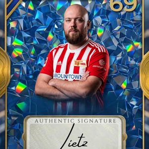 Personalized football card in a magnetic case – a unique gift for football-loving kids image 12