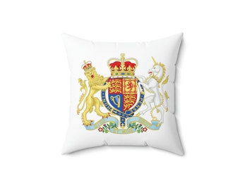 Oreiller, British Royal Crest, Home Decor 14"x14" Oreiller