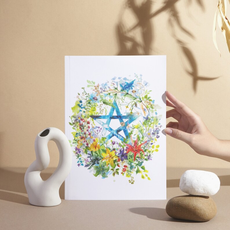 Ostara Clipart Spring Pentacle Elegance 4 PNG Set Instant Download - Etsy