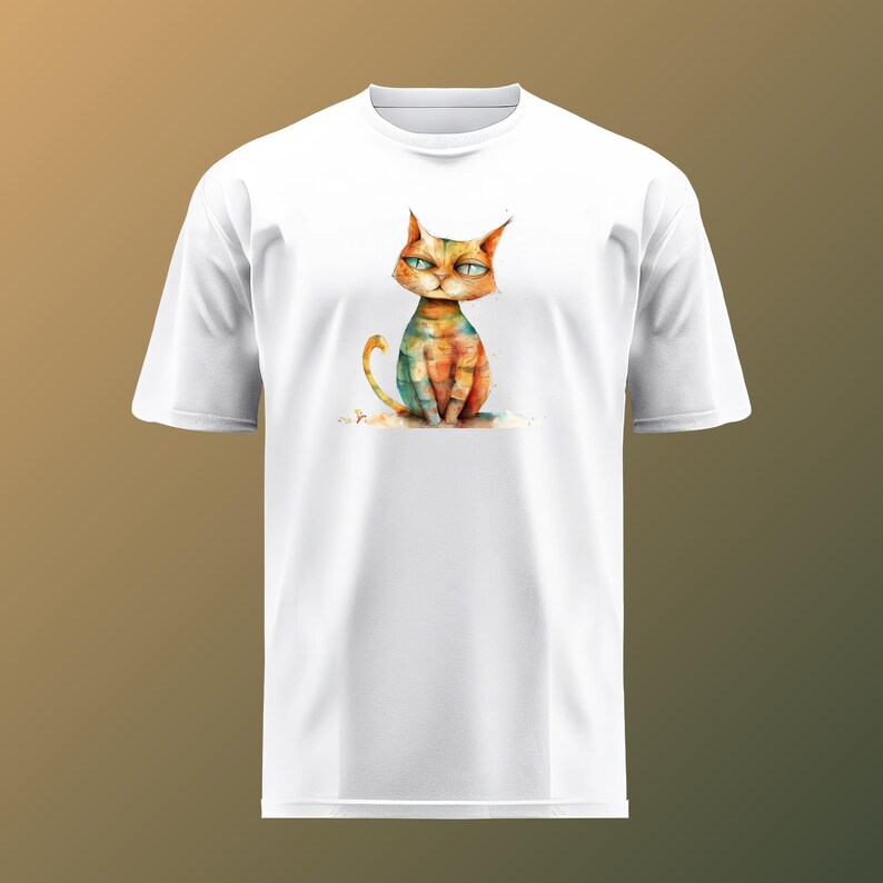 A cat with blue eyes - a cat sitting on a black background - a cat with a striped tail - a cat with rainbow colors, art blue mammal