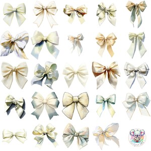 Akvarell elfenbensfärgad rosett Clipart, elegant bröllopskonst (PNG)