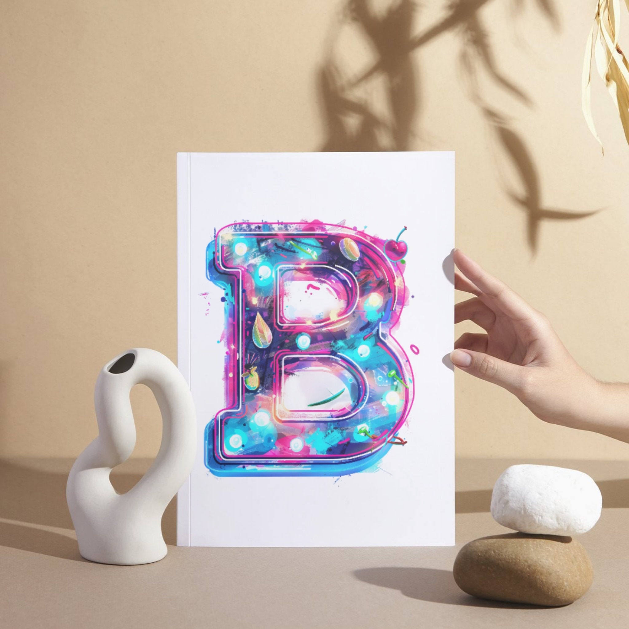 Neon Alphabet Clipart Set 26 High-resolution 300 DPI Transparent Pngs ...