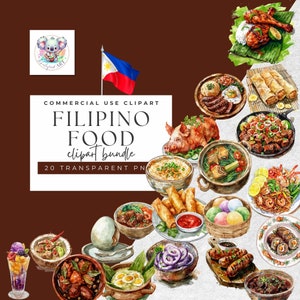 Culinary Delights Filipijns eten clipart-20 transparante afbeeldingen | 300 dpi transparant voor kookboekafbeeldingen en foodblogposts