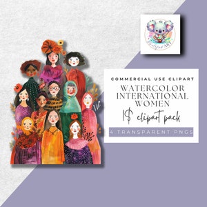 International Women&#39;s Day: Empowerment Clipart PNGs