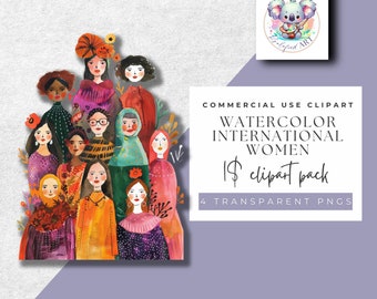 International Women's Day: Empowerment Clipart PNGs