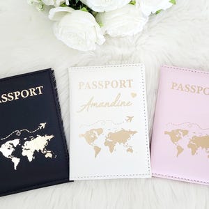 Personalized passport cover, personalized passport case, personalized passport, passport cover, travel, plane, vacation