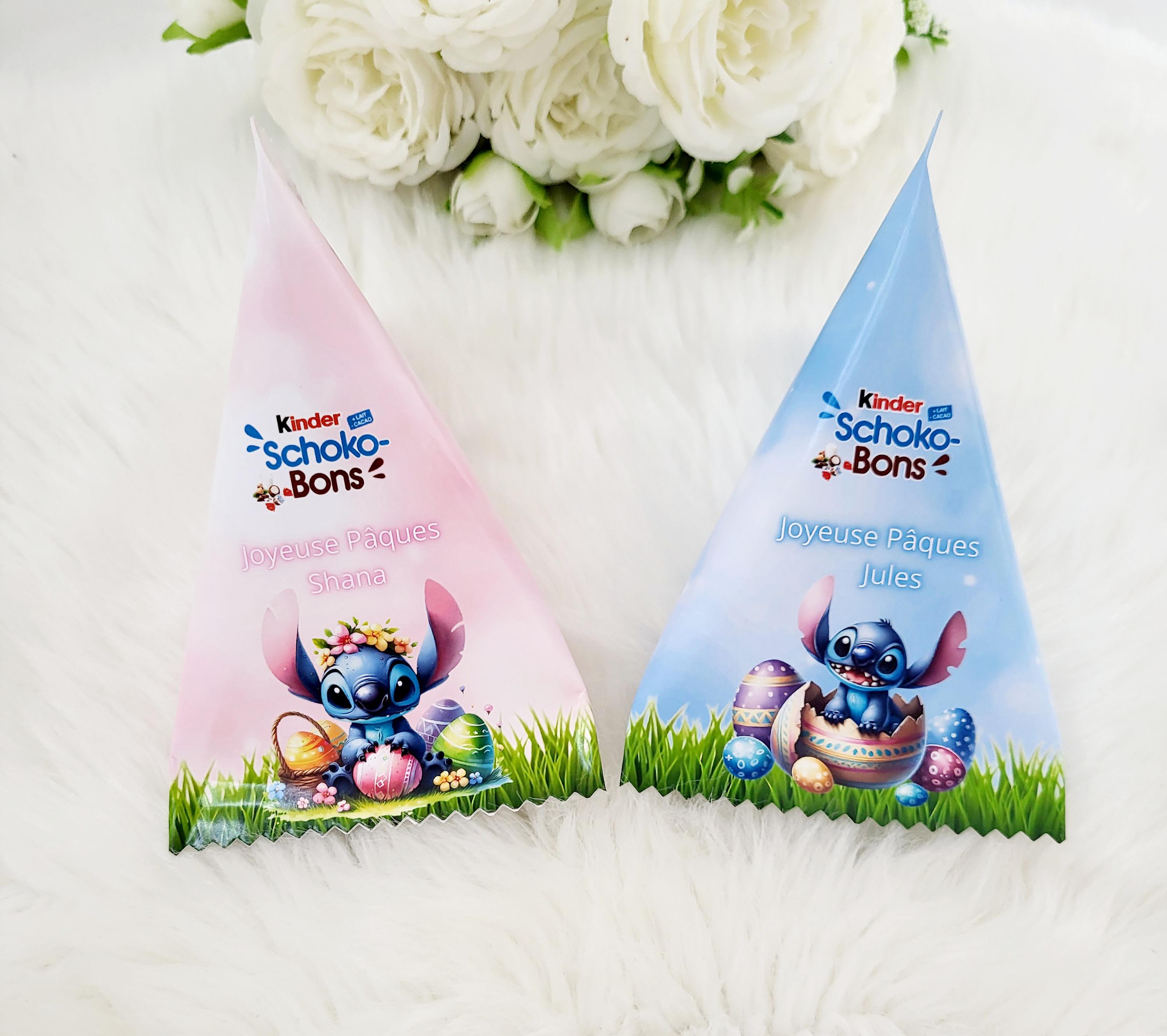Personalized Schokobons stitch theme or theme of your choice for Easter, birthday, baptism, personalized chocolate, personalized confectionery