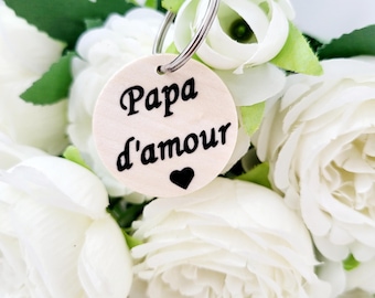Personalized keychain, key ring, key ring, key ring, personalized gift for grandma, mom, dad, grandpa, godfather, godmother, teacher