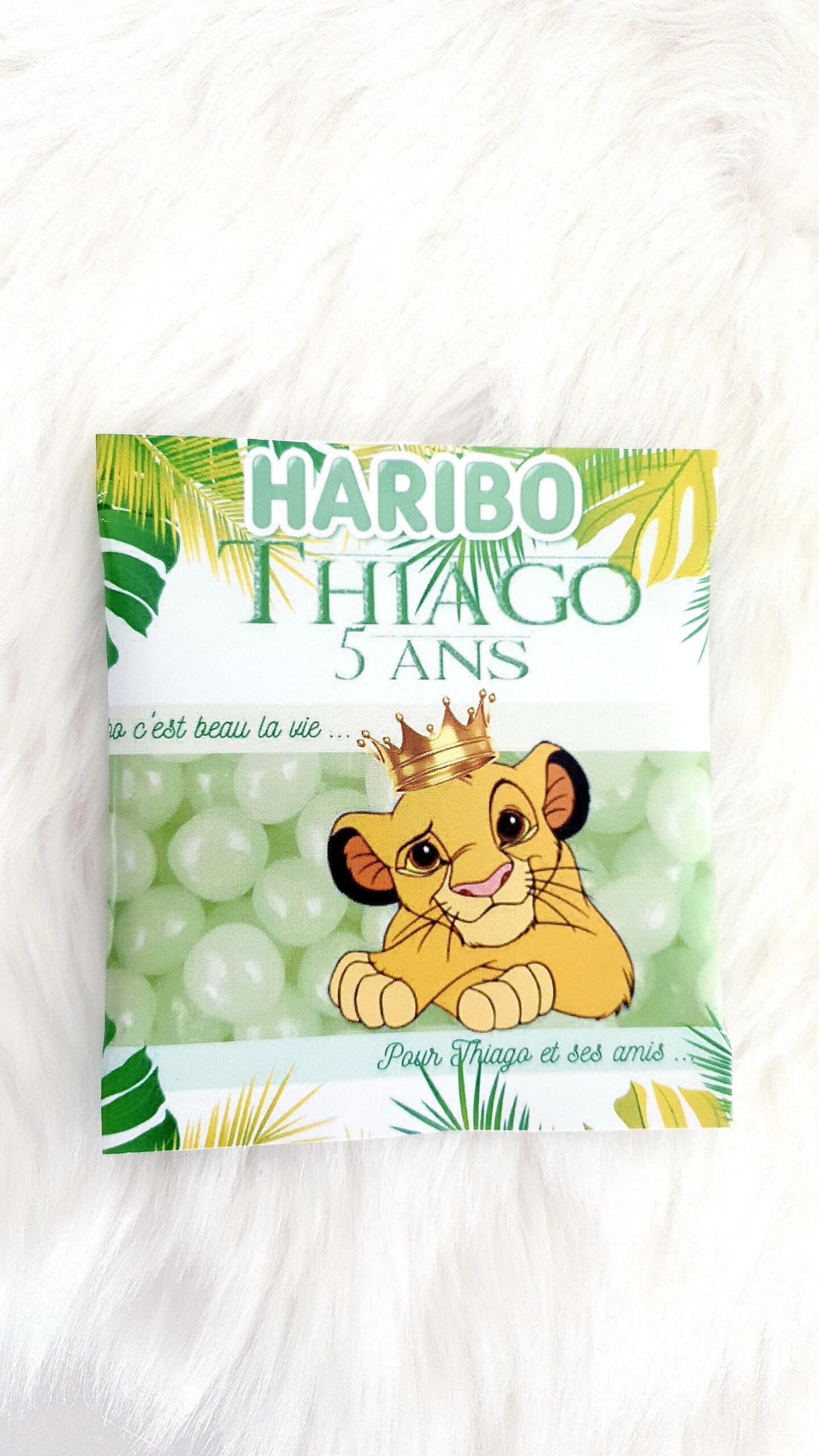 Emballages personnalisés Le Roi Lion Etsy Portugal