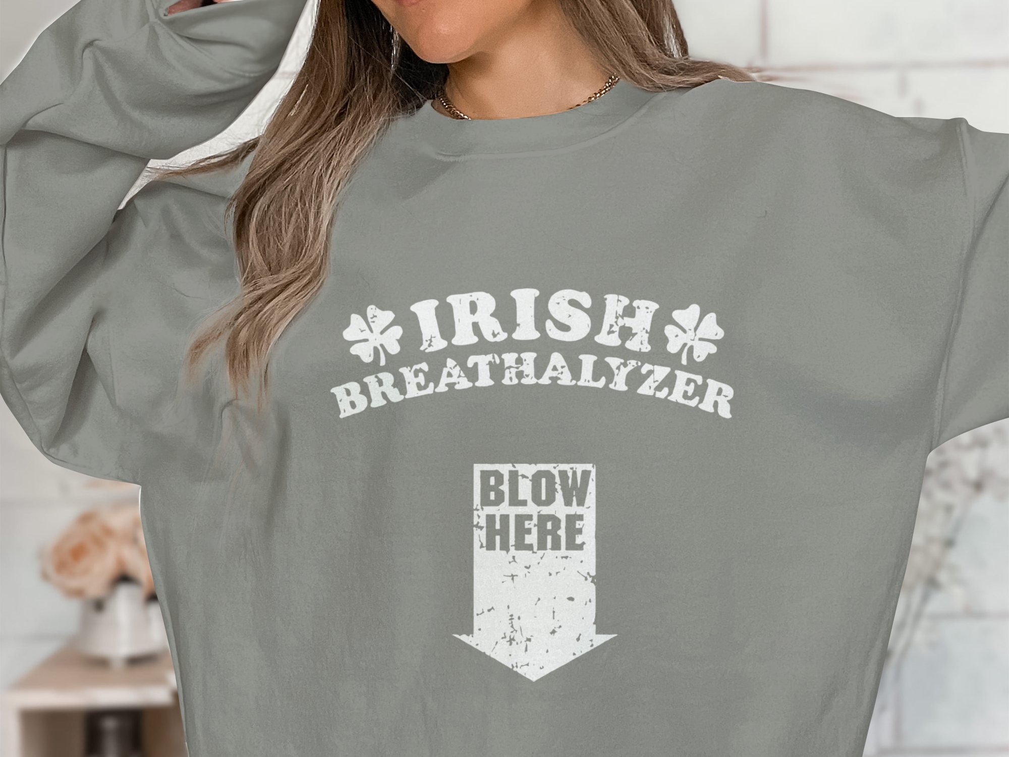 Irish Breathalyzer PNG, St. Patrick's Day Party Decor, Funny Irish