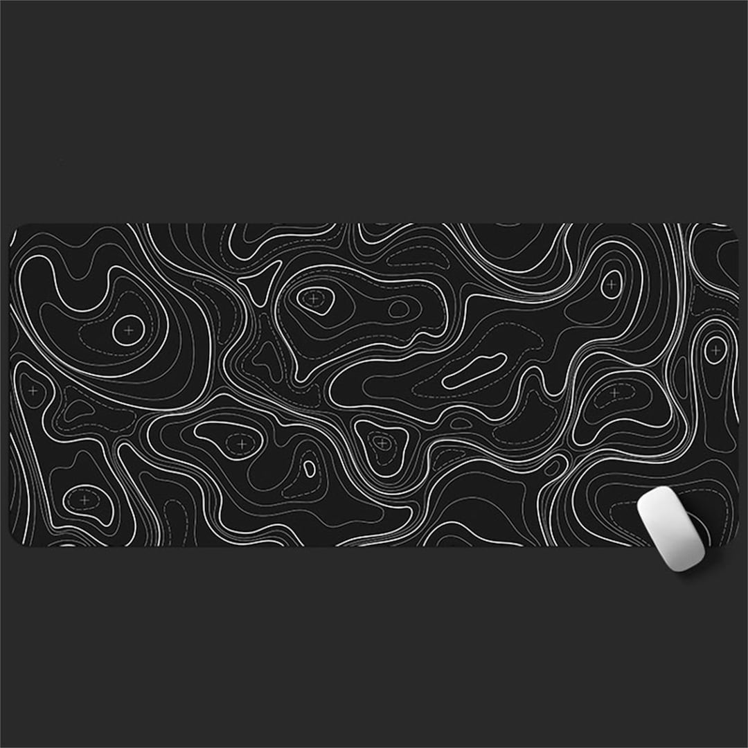 Simple Texture Mouse Pad Techsource Mousepad Silicone Mouse Etsy
