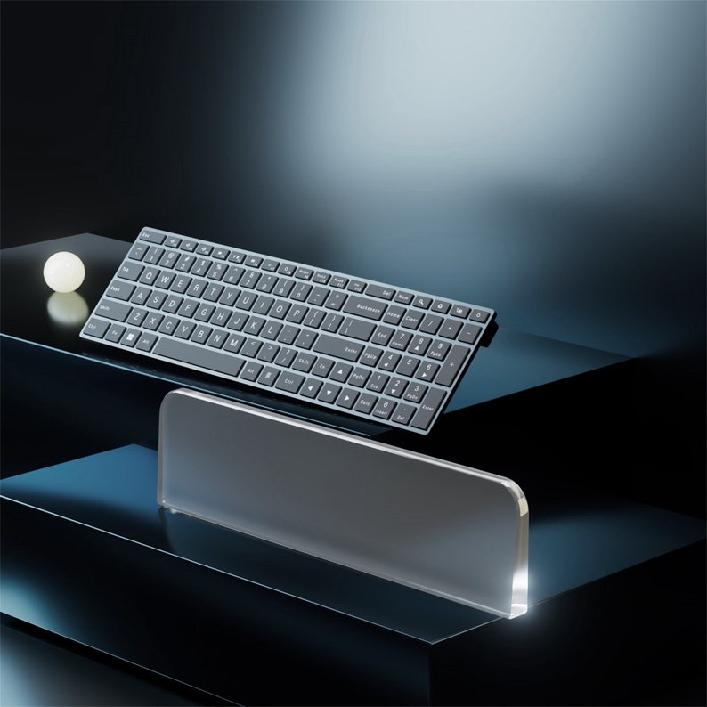 Acrylic Mechanical Keyboard Hand Rest Translucent Wrist Rest Etsy
