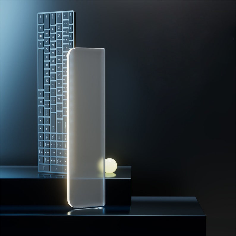 Acrylic Mechanical Keyboard Hand Rest Translucent Wrist Rest Etsy