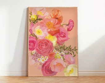 Peach Peony